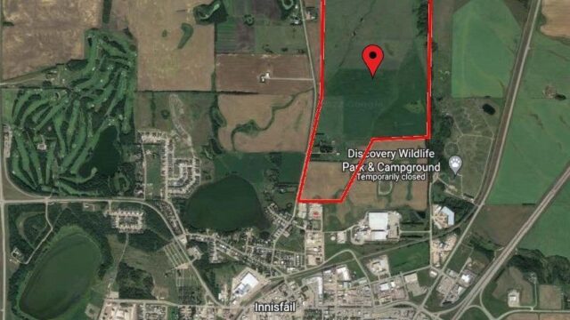 270 Acres PRIME Industrial Development Land on Leading Edge of Innisfails NASP